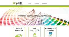 Desktop Screenshot of kiriprintti.fi